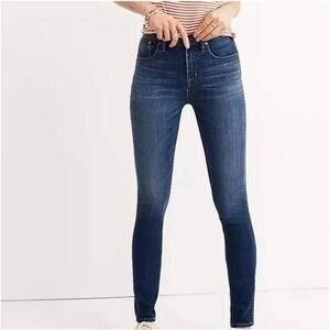 Madewell Dark Blue Skinny Skinny Jeans High-Rise Ankle Five-Pocket size 26
